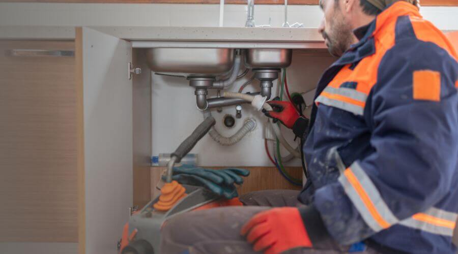 Residential Slab Leak Plumbing in Center Line, MI